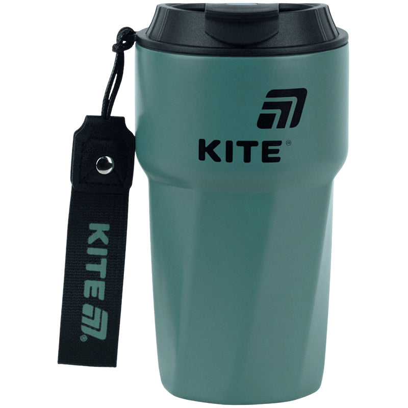 Термокружка Kite 450 мл, K26-1220-2, зелена