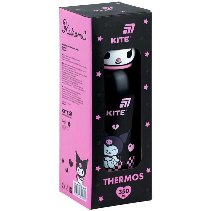 Термос Kite з фігурною кришкою 350 мл Kuromi HK26-1267-2. Фото 4