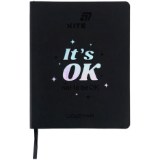 Щоденник шкільний Kite, м'яка обкладинка, PU It's OK K26-283-5