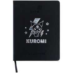 Щоденник шкільний Kite, тверда обкладинка, PU Kuromi HK26-264-2