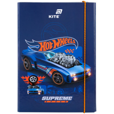 Папка для зошитів на гумці Kite Hot Wheels HW26-210, картон. Фото 2