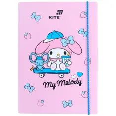 Папка для зошитів на гумці Kite My Melody HK26-210-2, картон. Фото 2