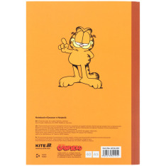 Блокнот Kite Garfield GF26-091, А5, 40 аркушів, клітинка. Фото 4