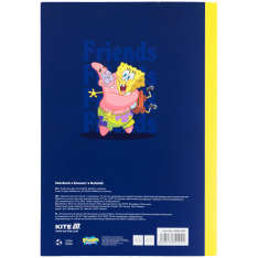 Блокнот Kite Sponge Bob SB26-091, А5, 40 аркушів, клітинка. Фото 4