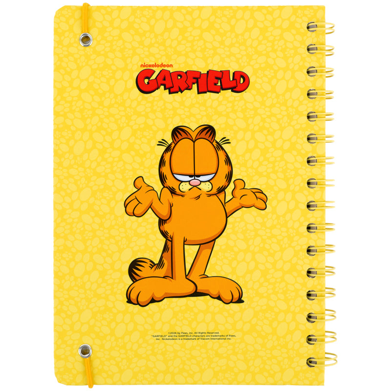 Блокнот на спіралі Kite Garfield GF26-190, A5, 80 аркушів, клітинка. Фото 3