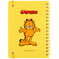 Блокнот на спіралі Kite Garfield GF26-190, A5, 80 аркушів, клітинка. Фото 3