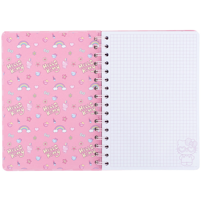 Блокнот на спіралі Kite Hello Kitty HK26-190-1, A5, 80 аркушів, клітинка. Фото 2