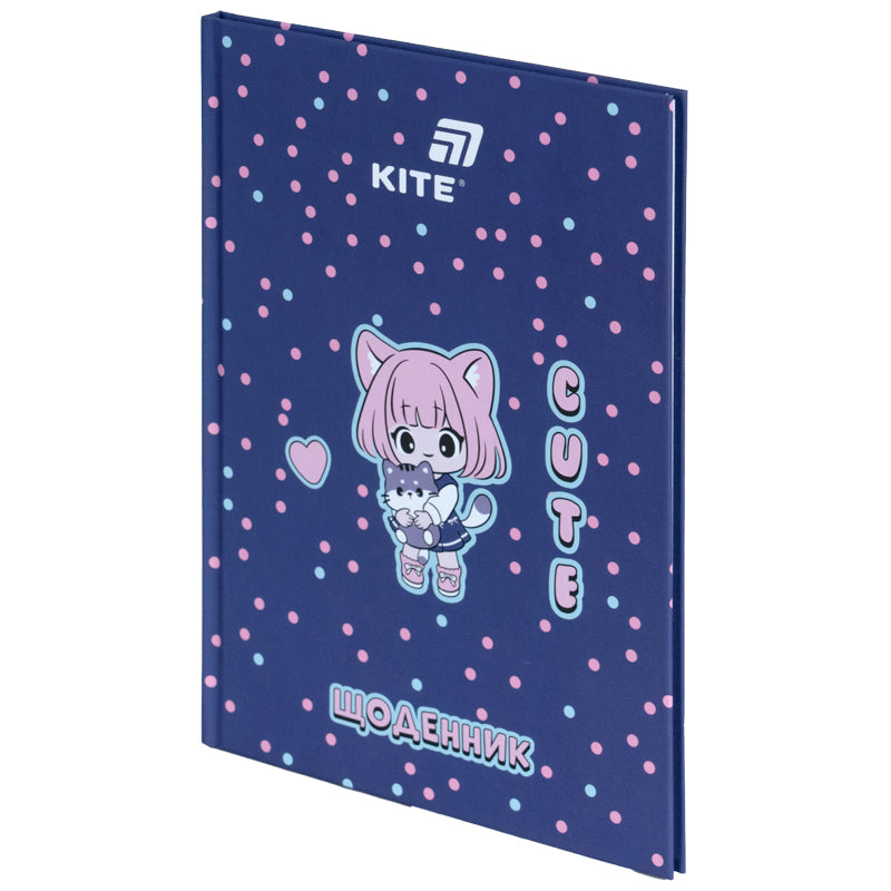 Щоденник шкільний Kite Cuteness K26-262-1, тверда обкладинка. Фото 2