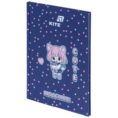 Щоденник шкільний Kite Cuteness K26-262-1, тверда обкладинка. Фото 2