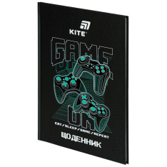Щоденник шкільний Kite Game on K26-262-5, тверда обкладинка. Фото 2