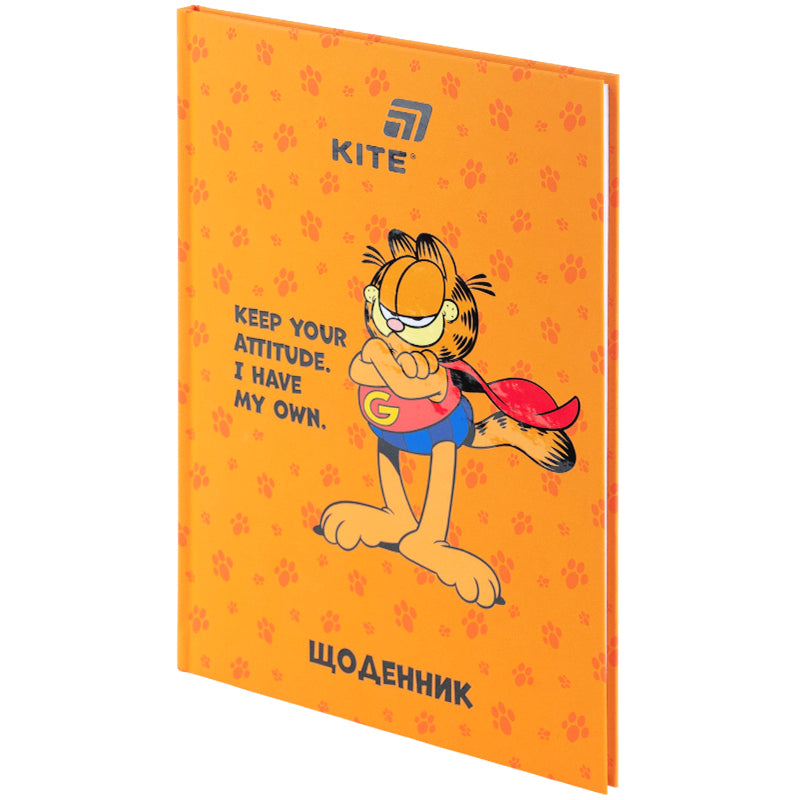 Щоденник шкільний Kite Garfield GF26-262, тверда обкладинка. Фото 2