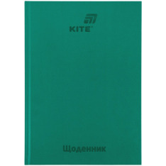 Щоденник шкільний Kite K26-262-13, тверда обкладинка, зелений