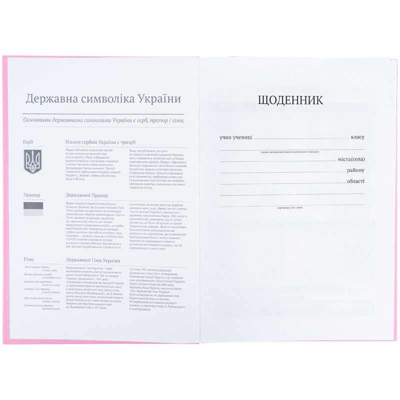 Щоденник шкільний Kite K26-262-15, тверда обкладинка, рожевий. Фото 4