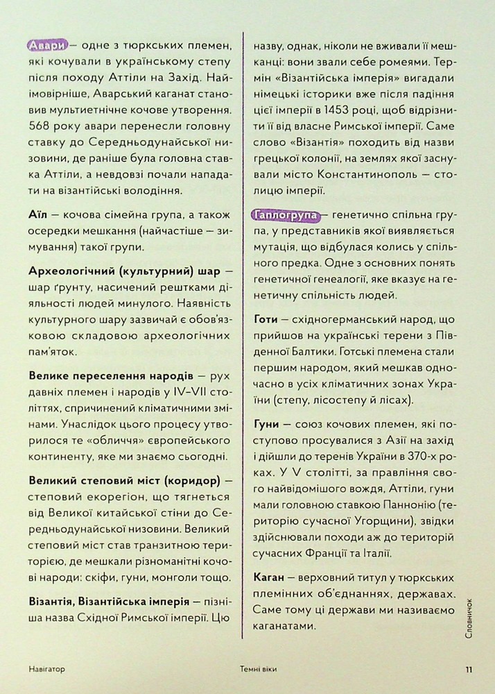 Книга Навігатор з історії України. Темні віки - Ігор Цеунов, Галина Качур, Євген Синиця. Фото 14