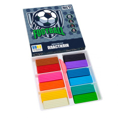 Пластилін Yes Football 12 кольорів 240 г 540714. Фото 2
