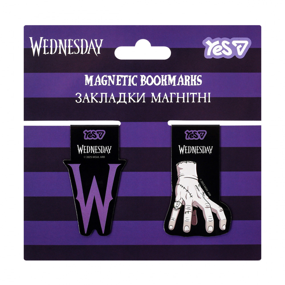 Закладки магнітні Yes Wednesday Thing 2 шт висікання 708819