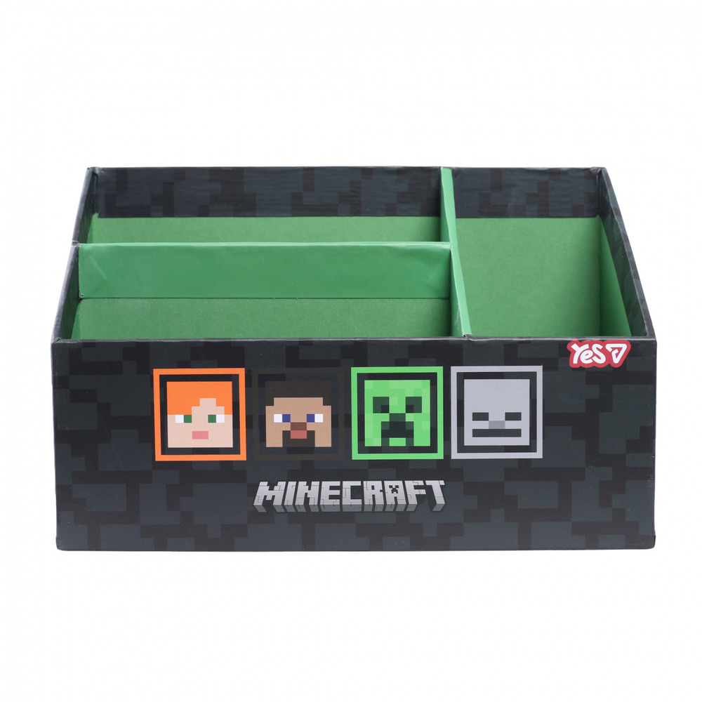 Органайзер настільний Yes Minecraft 3 відділення картон 708621