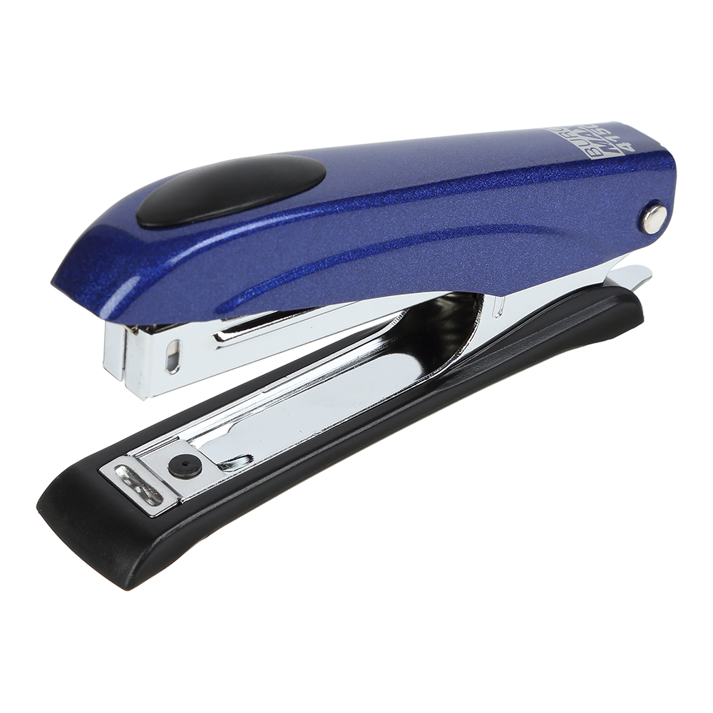 Степлер Buromax BM.4150-02 металевий Металік 12 аркушів синій  