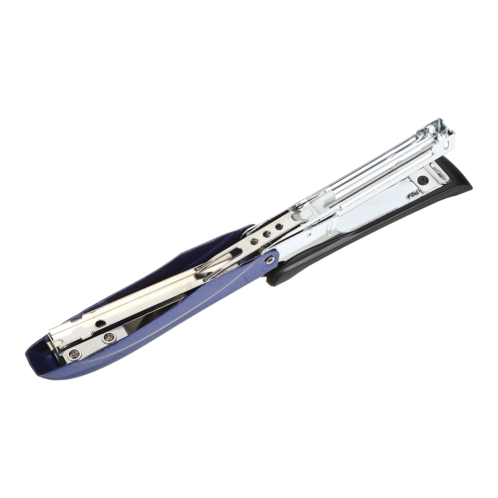 Степлер Buromax BM.4150-02 металевий Металік 12 аркушів синій  . Фото 3