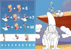 Книжка-розмальовка зі стікерами - Looney Tunes: Веселий кролик ©Warner Bros. Фото 3