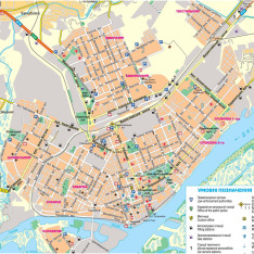 Карта автошляхів Херсонська область м-б 1:250 000. Фото 4
