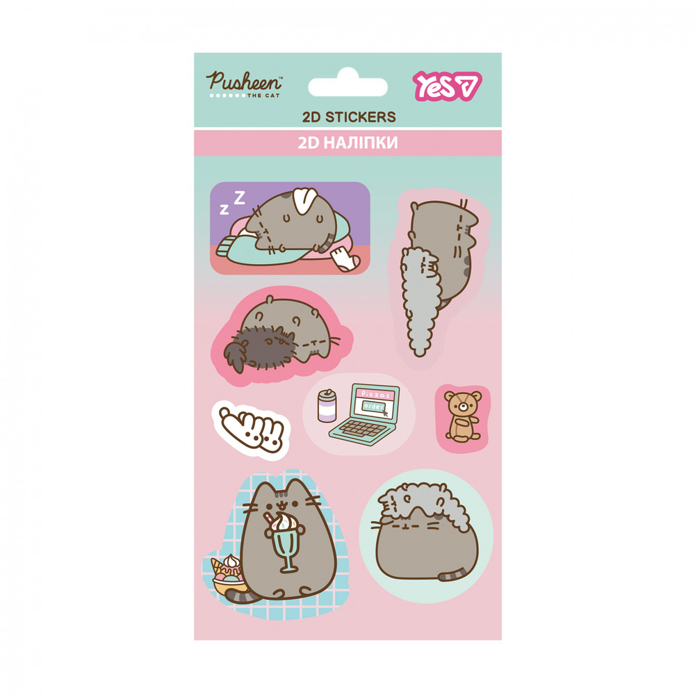 Набір наліпок 2D Yes Pusheen 708841