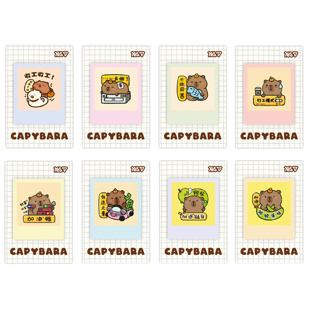 Блокнот Yes Capybara А7 48 аркушів клітинка 152574