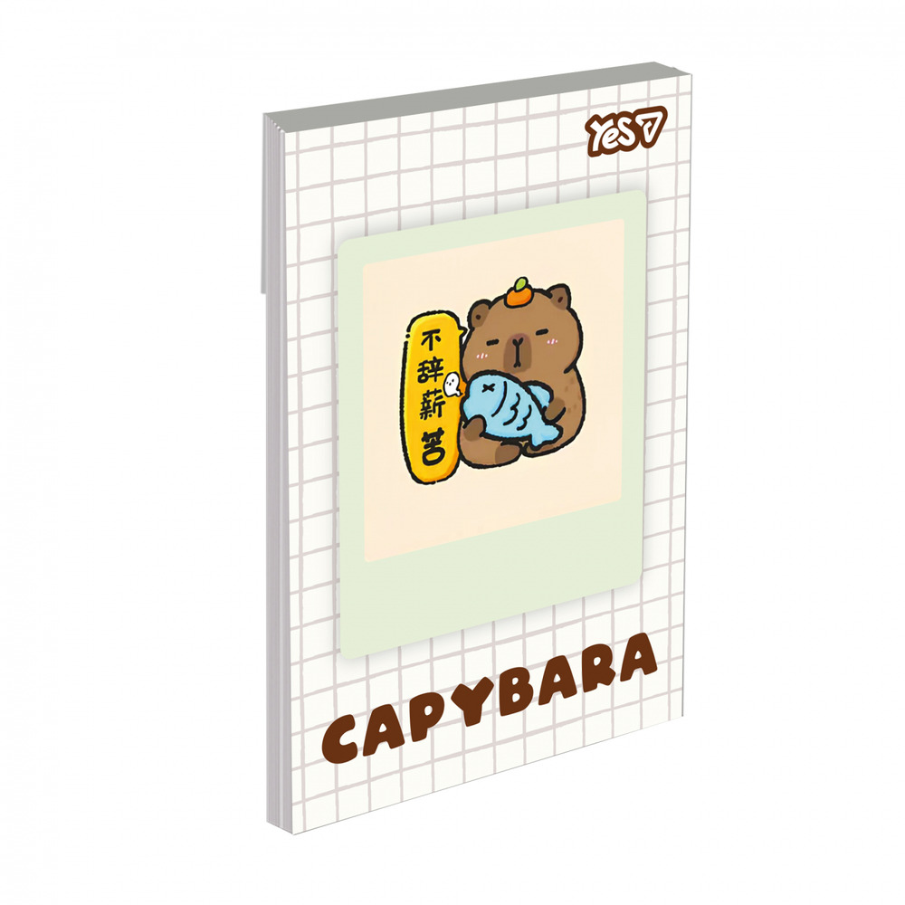 Блокнот Yes Capybara А7 48 аркушів клітинка 152574. Фото 4