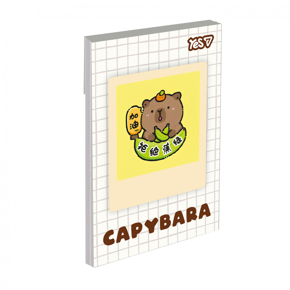 Блокнот Yes Capybara А7 48 аркушів клітинка 152574. Фото 9
