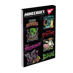 Блокнот Yes Minecraft Black А7 48 аркушів клітинка 152109. Фото 2