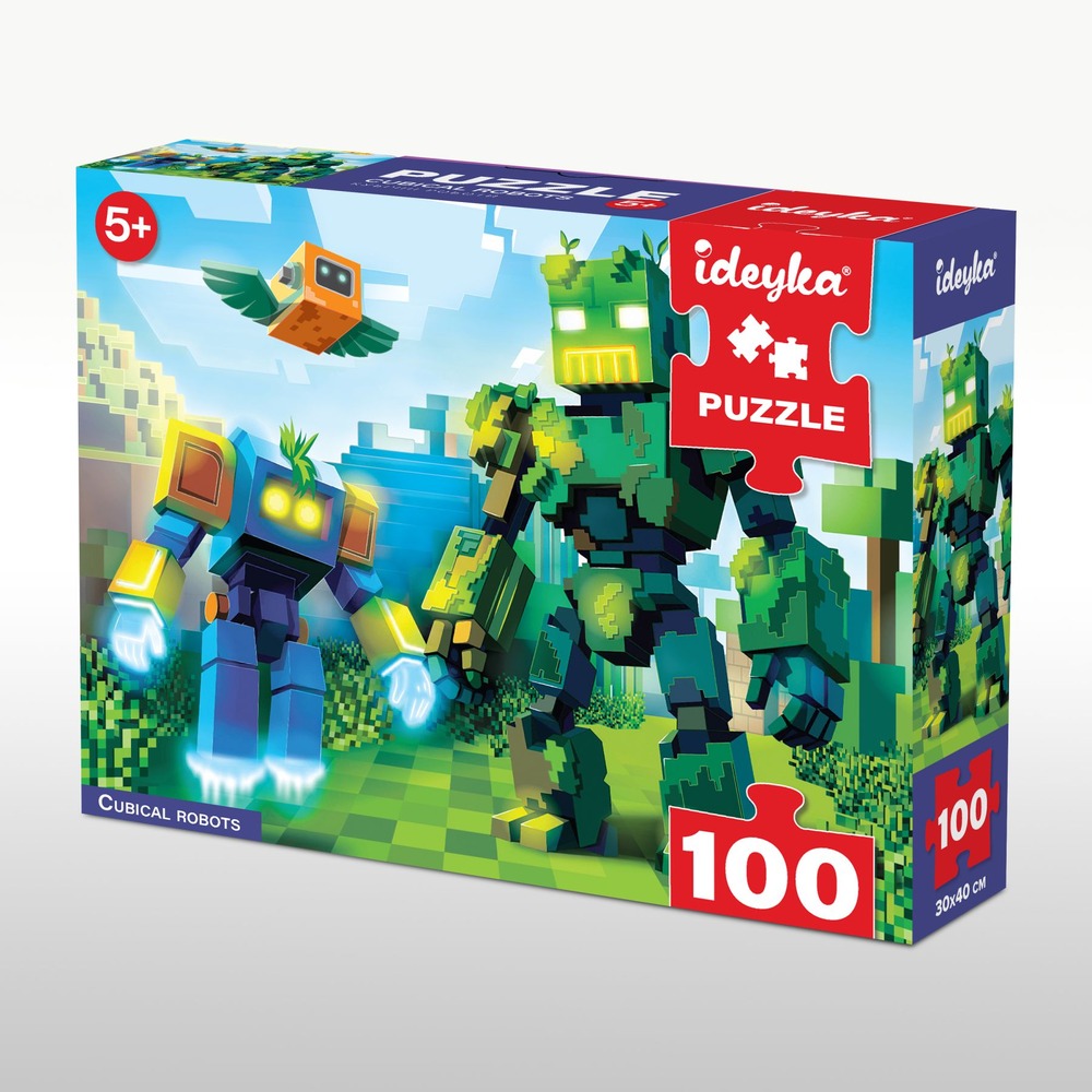Пазл Ideyka 100 елементів - Кубічні роботи LP100-008. Фото 2