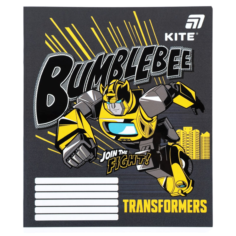 Зошит шкільний Kite Transformers TF26-232, 12 аркушів, клітинка. Фото 8