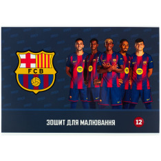 Альбом для малювання Kite FC Barcelona BC26-241, 12 аркушів. Фото 7