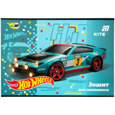 Альбом для малювання Kite Hot Wheels HW26-241, 12 аркушів. Фото 5