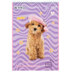 Альбом для малювання Kite Studio Pets SP25-243, 30 аркушів. Фото 5