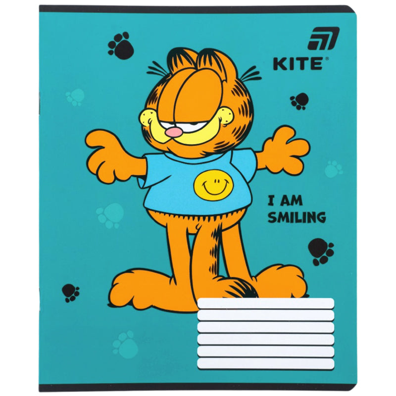 Зошит шкільний Kite Garfield GF26-232-4, 12 аркушів, клітинка. Фото 4