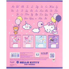 Зошит шкільний Kite Hello Kitty HK26-235, 12 аркушів, коса лінія. Фото 11