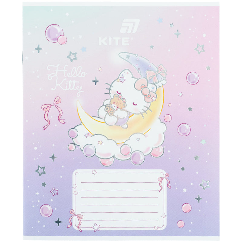 Зошит шкільний Kite Hello Kitty HK26-235-1, 12 аркушів, коса лінія. Фото 9