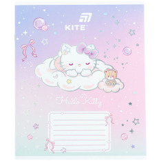 Зошит шкільний Kite Hello Kitty HK26-235-1, 12 аркушів, коса лінія. Фото 3