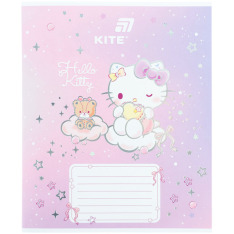 Зошит шкільний Kite Hello Kitty HK26-235-1, 12 аркушів, коса лінія. Фото 6