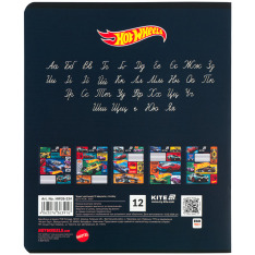 Зошит шкільний Kite Hot Wheels HW26-234, 12 аркушів, лінія. Фото 5