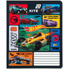 Зошит шкільний Kite Hot Wheels HW26-234, 12 аркушів, лінія. Фото 6