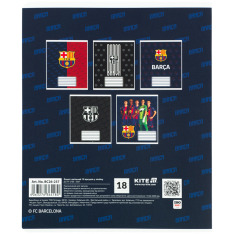 Зошит шкільний Kite FC Barcelona BC26-237, 18 аркушів, лінія. Фото 5