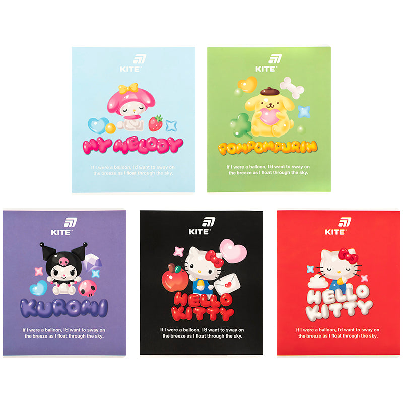 Зошит шкільний Kite Hello Kitty and Friends HK26-238-2, 24 аркуші, клітинка