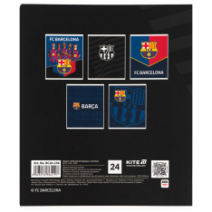 Зошит шкільний Kite FC Barcelona BC26-238, 24 аркуші, клітинка. Фото 10