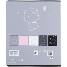Зошит шкільний Kite Hello Kitty HK26-238-1, 24 аркуші, клітинка. Фото 10