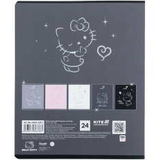 Зошит шкільний Kite Hello Kitty HK26-238-1, 24 аркуші, клітинка. Фото 14