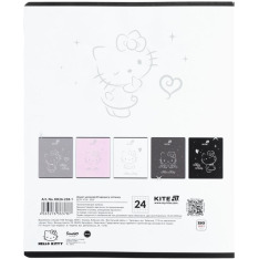 Зошит шкільний Kite Hello Kitty HK26-238-1, 24 аркуші, клітинка. Фото 18