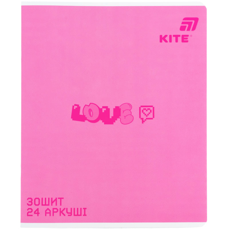Зошит шкільний Kite One Color K26-239-1, 24 аркуші, лінія. Фото 3