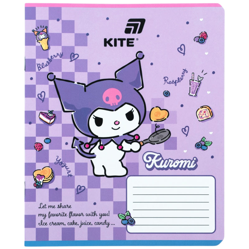 Зошит шкільний Kite Hello Kitty HK26-232, 12 аркушів, клітинка. Фото 3